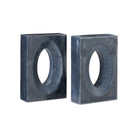 Currey and Company - 1200-0775 - Bookends Set of 2 - Demi - Black