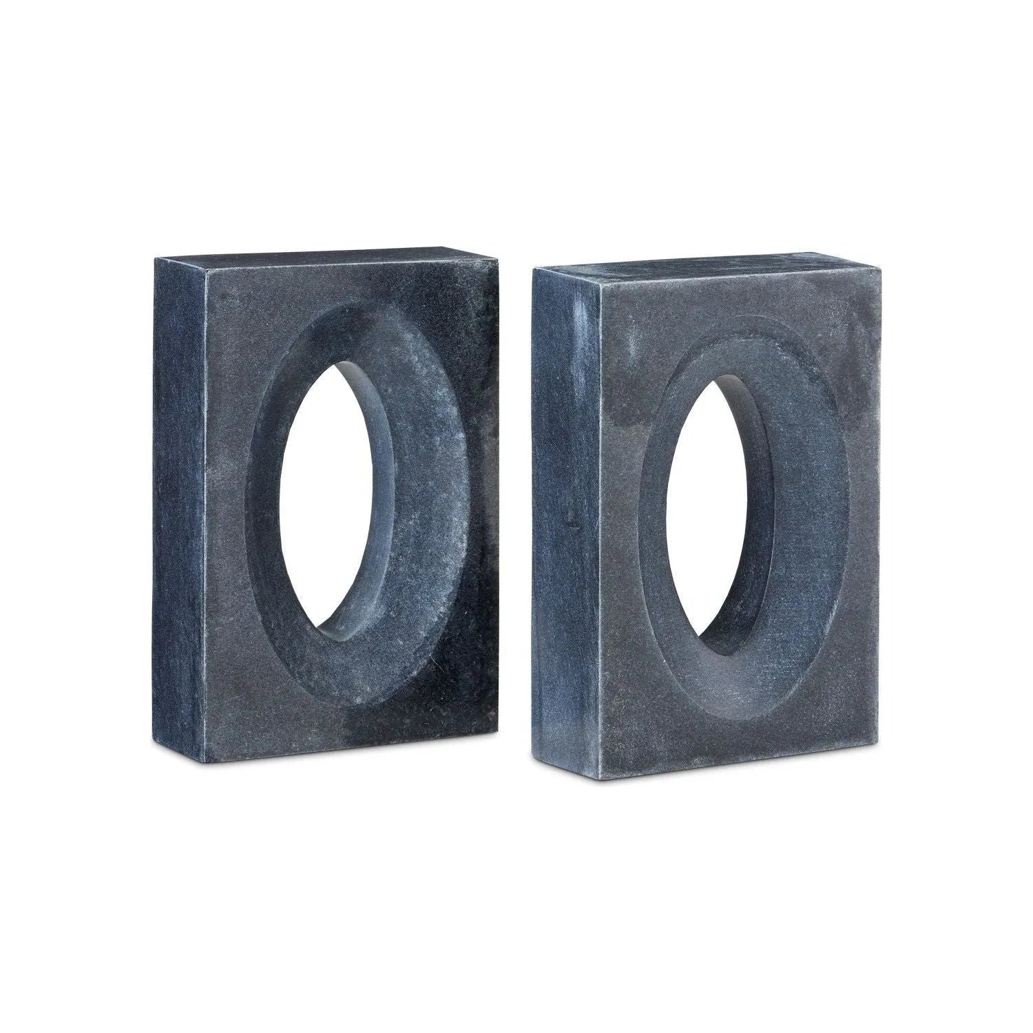 Currey and Company - 1200-0774 - Bookends Set of 2 - Demi - Natural