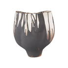 Currey and Company - 1200-0872 - Vase - Collection Inoue - Noir/Blanc cassé