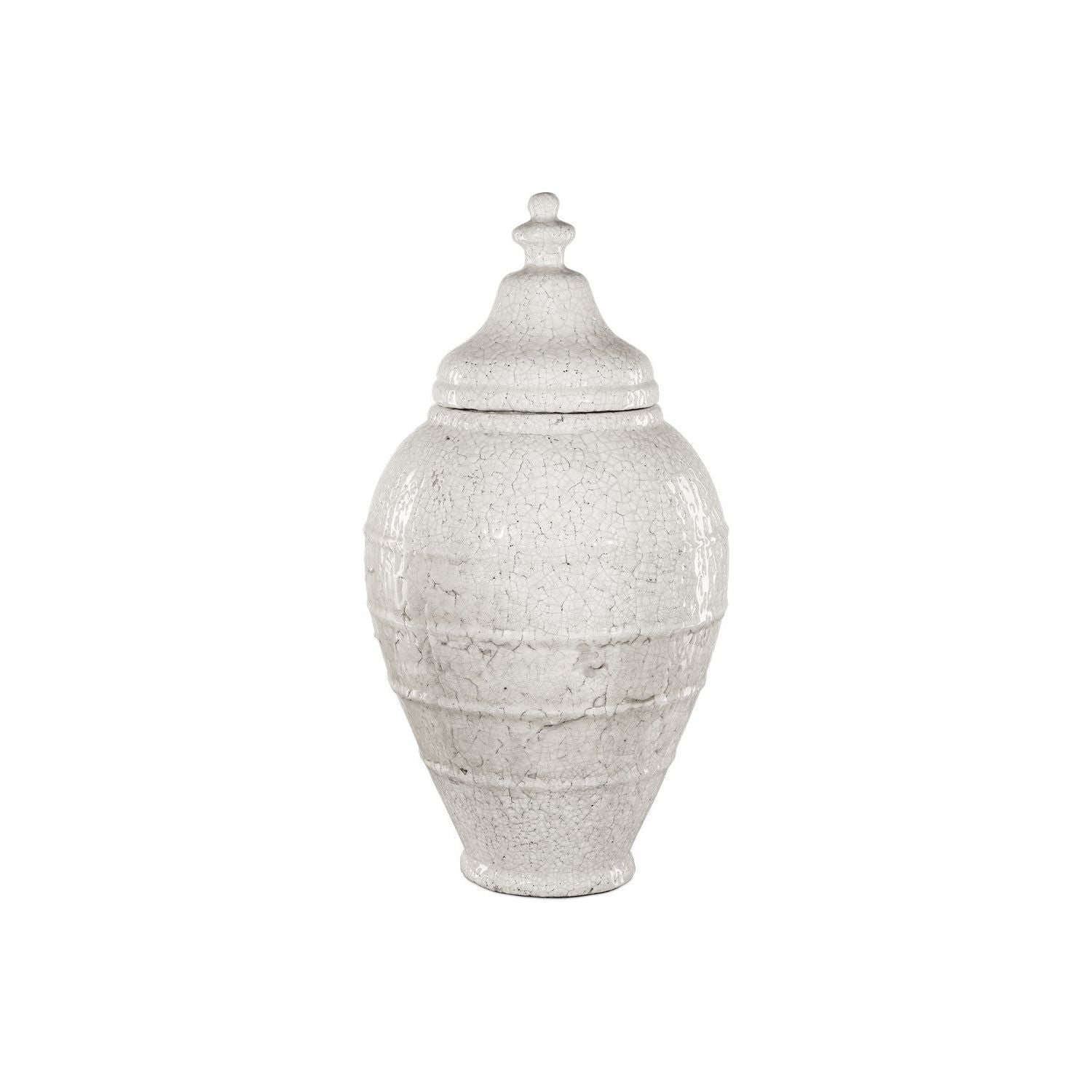 Currey and Company - 1200-0883 - Jar - Antique White