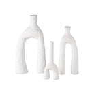 Currey and Company - 1200-0889 - Vase Set of 3 - Zante Vase Set of 3 - Matte White