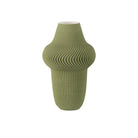 Currey and Company - 1200-0895 - Vase - Collection Plissée Verte - Vert