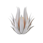 Currey and Company - 5000-0259 - One Light Wall Sconce - Agave Collection - Gesso White