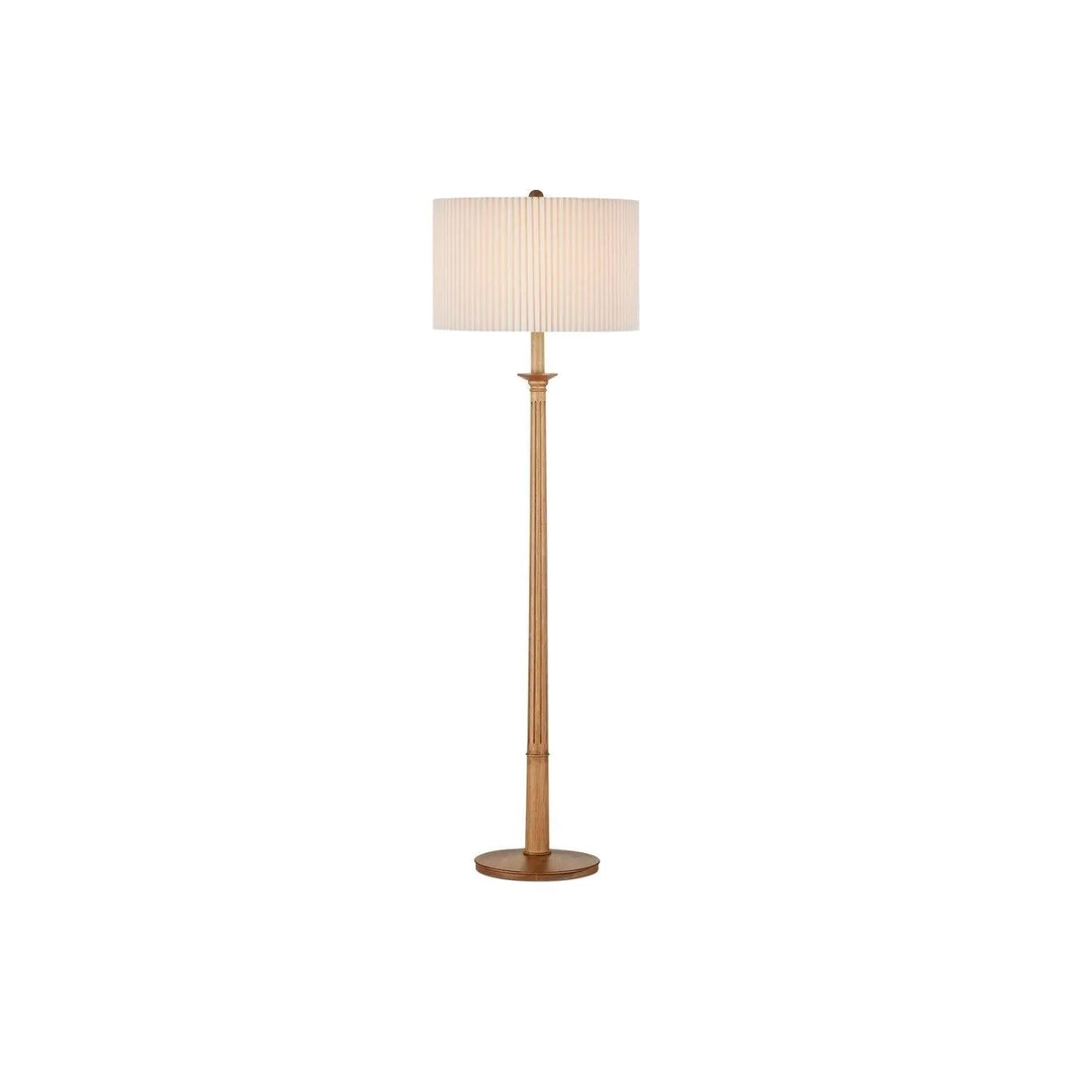 Currey and Company - 8000-0147 - One Light Floor Lamp - Mitford - Natural
