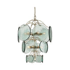 Currey and Company - 9000-1100 - 13 Light Chandelier - Rovigo - Clear/Silver Leaf