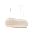Currey and Company - 9000-1135 - Five Light Chandelier - Monreale Collection - White/Sugar White