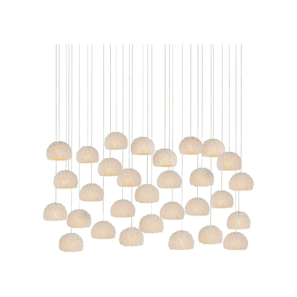 Currey and Company - 9000-1182 - 30 Light Pendant - Virtu - Natural