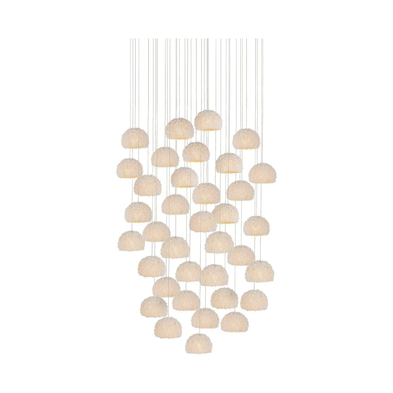 Currey and Company - 9000-1183 - 36 Light Pendant - Virtu - Natural