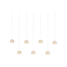 Currey and Company - 9000-1184 - Seven Light Pendant - Virtu - Natural
