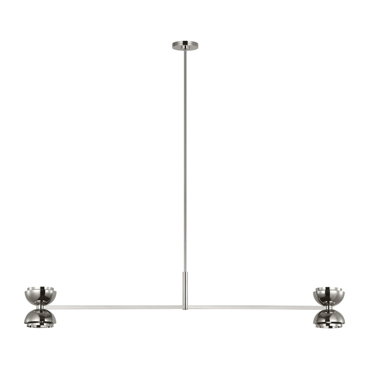 Visual Comfort Modern - SLLS31927N - LED Linear Chandelier - Shanti - Polished Nickel