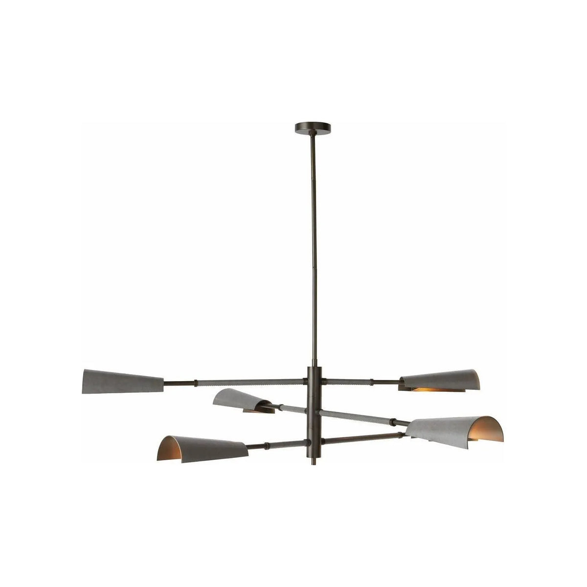 Arteriors - DLC26 - LED Chandelier - Estevan - English Bronze/Graphite