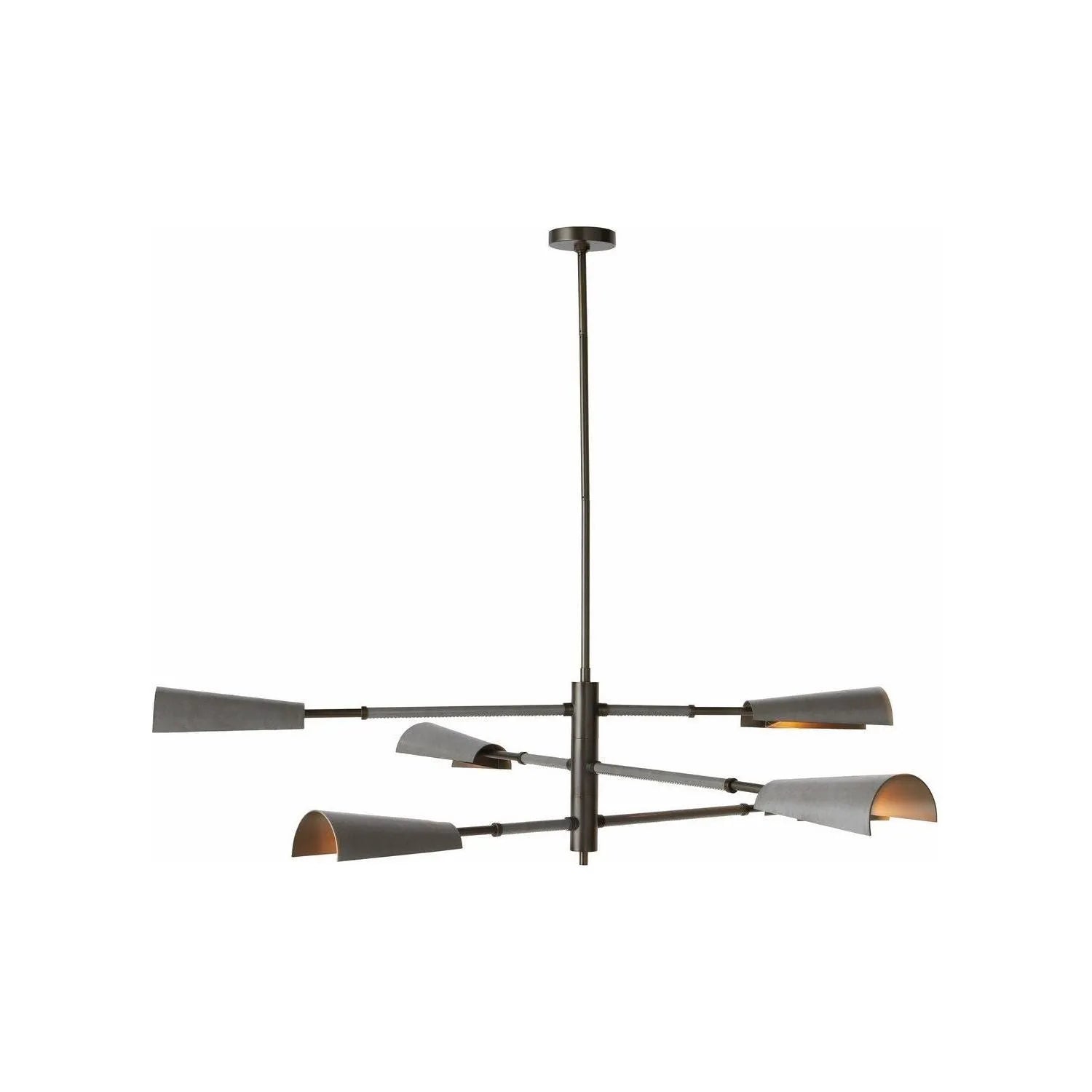 Arteriors - DLC26 - LED Chandelier - Estevan - English Bronze/Graphite