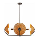 Arteriors - DMC23 - Four Light Chandelier - Coleman - Natural/English Bronze