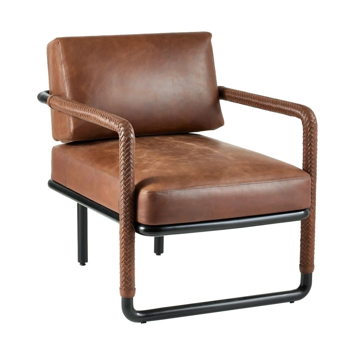 Arteriors - FRI15 - Chair - Durham - Cognac/Blackened Bronze