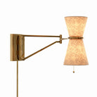 Regina Andrew 15-1260 Gable Wall Sconce - Swing Arm in Antique Natural Brass