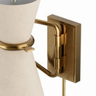 Regina Andrew 15-1260 Gable Wall Sconce - Swing Arm in Antique Natural Brass