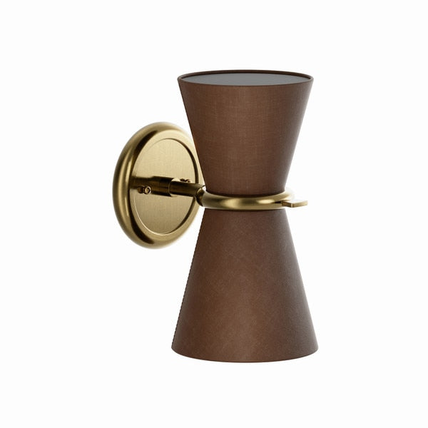 Regina Andrew 15-1261 Gable Wall Sconce - Sconce in Antique Natural Brass