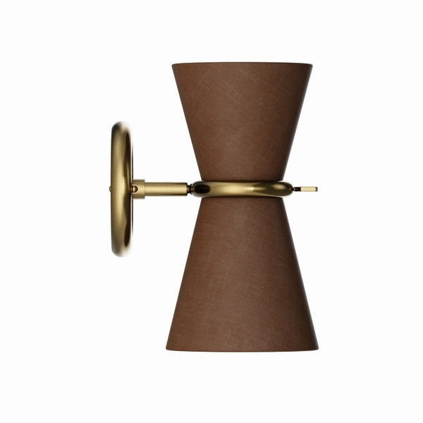Regina Andrew 15-1261 Gable Wall Sconce - Sconce in Antique Natural Brass