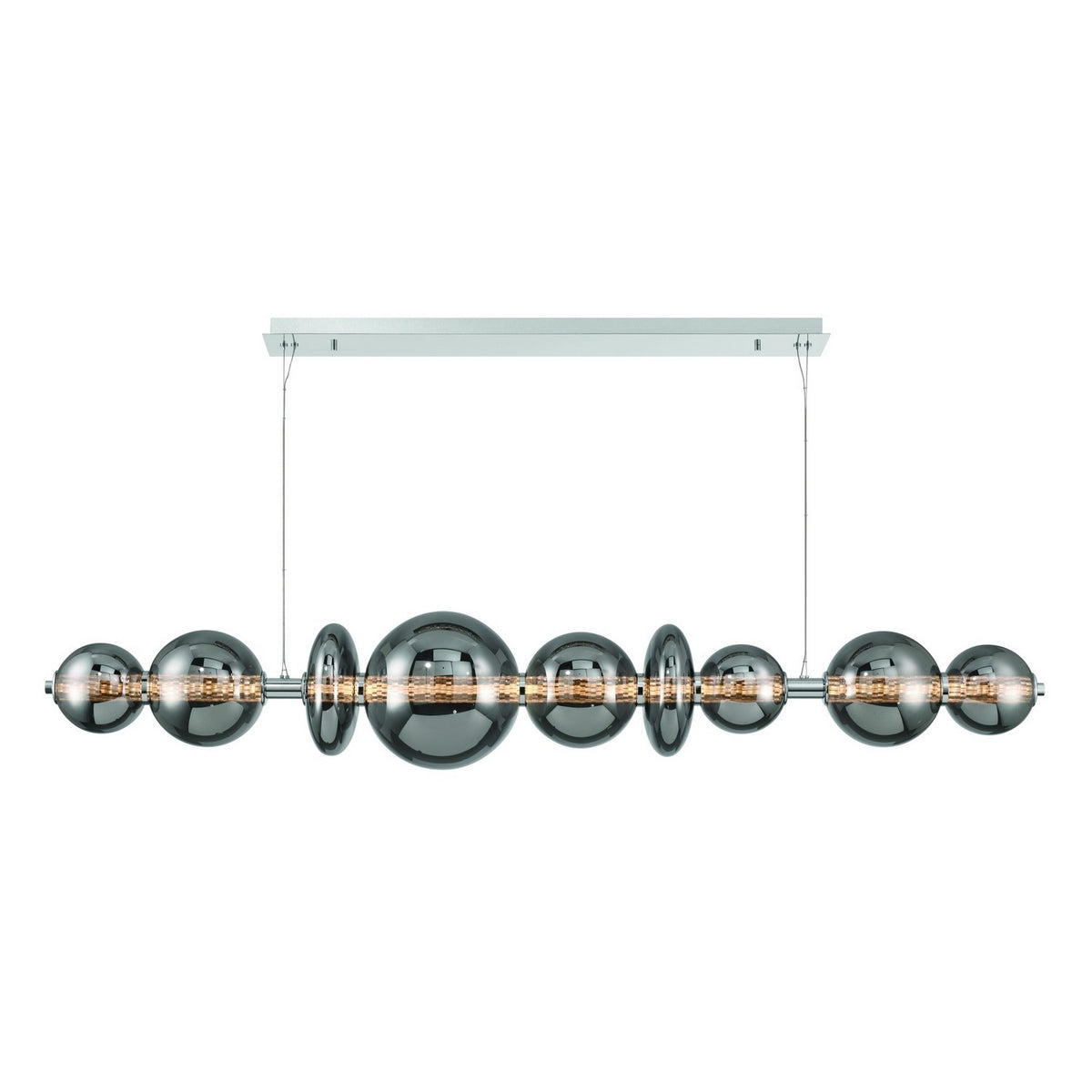 Eurofase Canada - 47257-047 - ATOMO-CHD-9LT-74IN-CHR-SK - ATOMO - Chrome