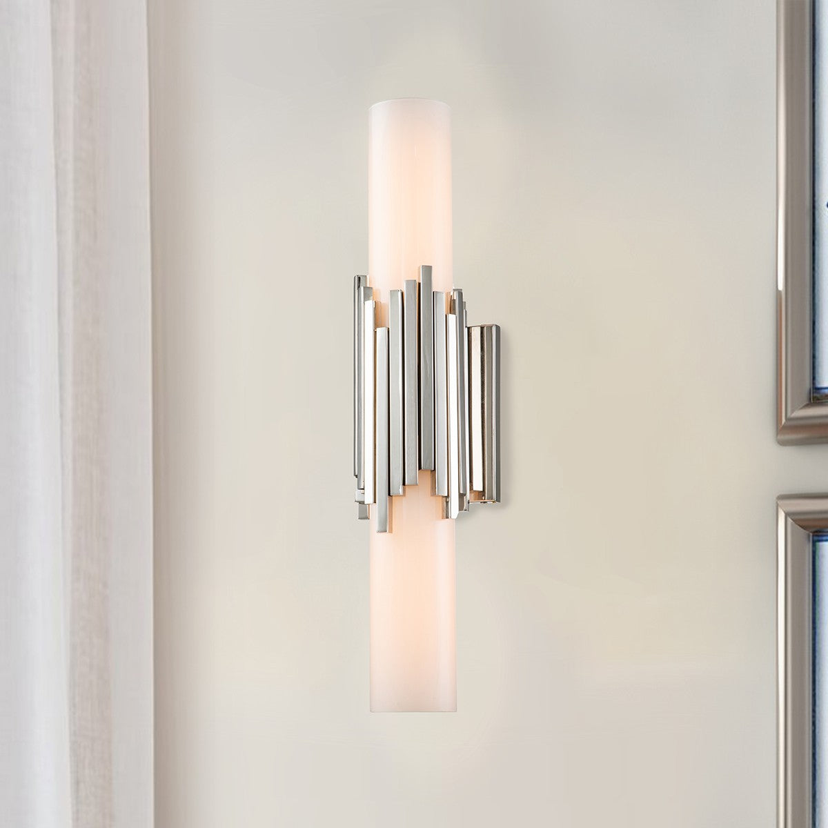 Lucas + McKearn - BB0517PN-2 - One Light Bath - Marvel - Polished Nickel