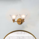 Lucas + McKearn - BB1114G-2 - Two Light Bath - Lemoine - Gold Leaf