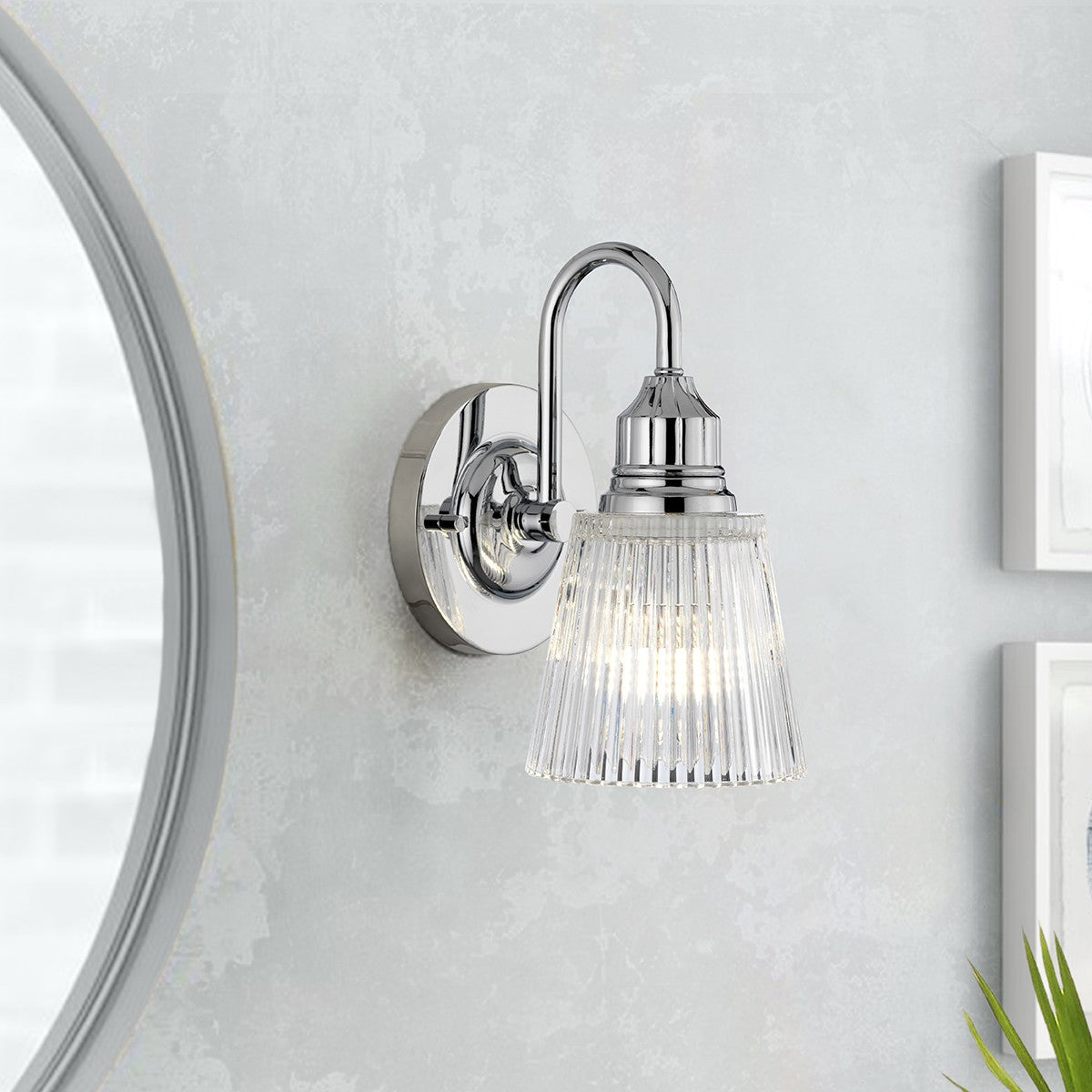 Lucas + McKearn - BB-Addison1-PC - LED Bath Light - Addison - Polished Chrome