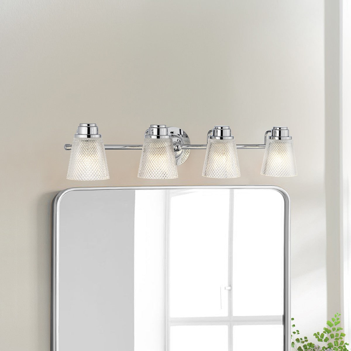 Lucas + McKearn - BB-HUDSON4-PC - LED Bath Light - Hudson - Polished Chrome