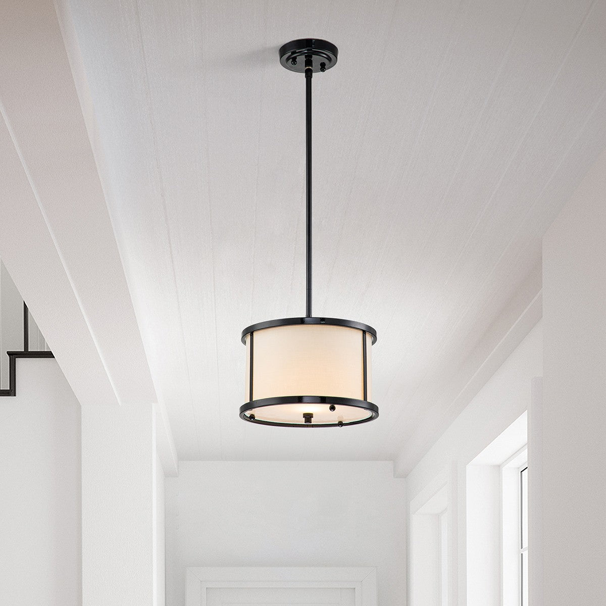 Lucas + McKearn - GN/LEMURIA/MP-BLK - One Light Mini Pendant - Lemuria - Black