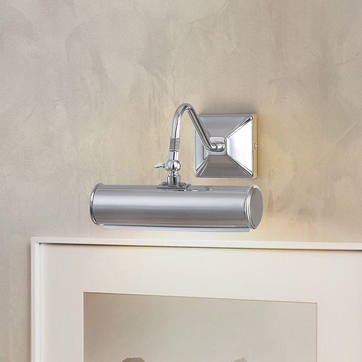 Lucas + McKearn - PL1-10 PC - One Light Picture Light - Leo - Polished Chrome