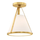 Crystorama - FUL-900-GA_CEILING - Un luminaire semi-conducteur Plafonnier - Fulton - Or antique
