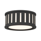 Crystorama - KEN-2200-BF - Deux lumières Plafonnier - Kendal - Forgé noir