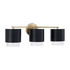 Capital Lighting - 153031RK-549 - Three Light Vanity - Weller - Matte Brass and Black