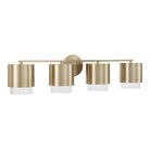 Capital Lighting - 153041MA-549 - Four Light Vanity - Weller - Matte Brass