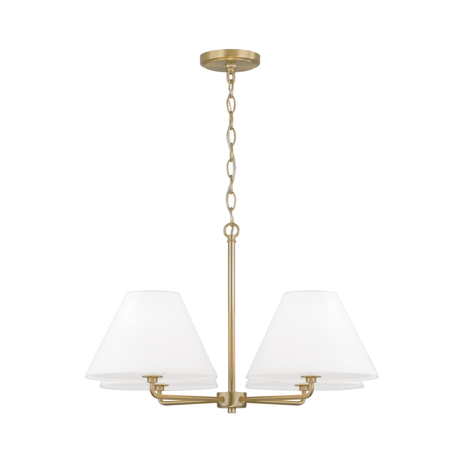 Éclairage Capital - 453242MA - Quatre lampes Suspendu - Parson - Laiton mat