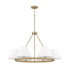Éclairage Capital - 453261MA - Six lampes Suspendu - Parson - Laiton mat