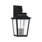 Éclairage Capital - 953341BK - Applique murale extérieure à quatre lumières - Chandler - Noir