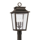 Éclairage Capital - 953345OZ - Lanterne sur poteau extérieure à quatre lumières - Chandler - Bronze huilé