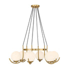 Lighting One E - V6-L1-1345-6-322 - Six Light Chandelier - Abella - Warm Brass