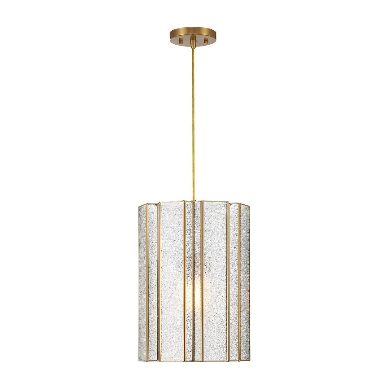 Lighting One E - V6-L7-4026-1-322 - One Light Pendant - Bonn - Warm Brass