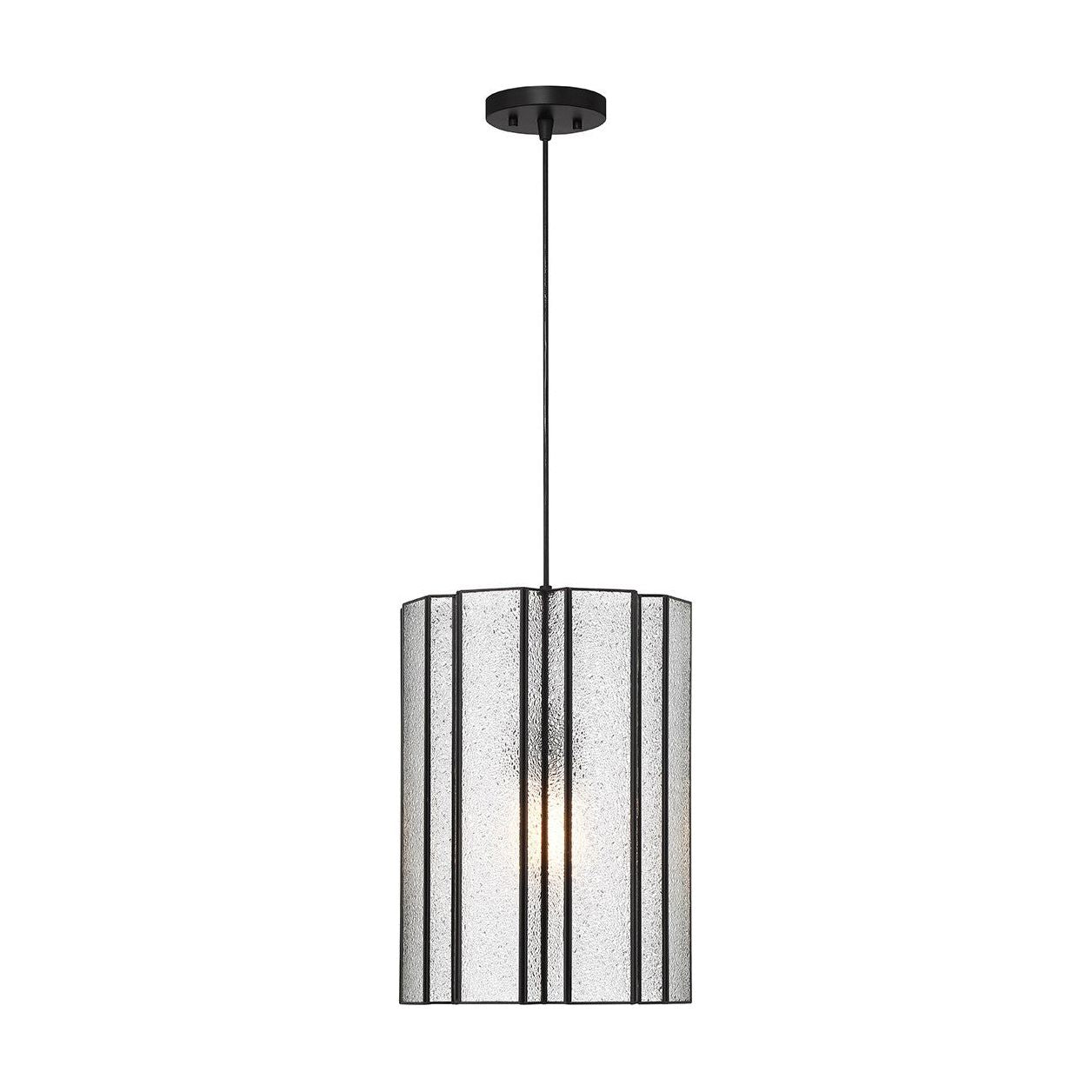 Lighting One E - V6-L7-4026-1-89 - One Light Pendant - Bonn - Matte Black