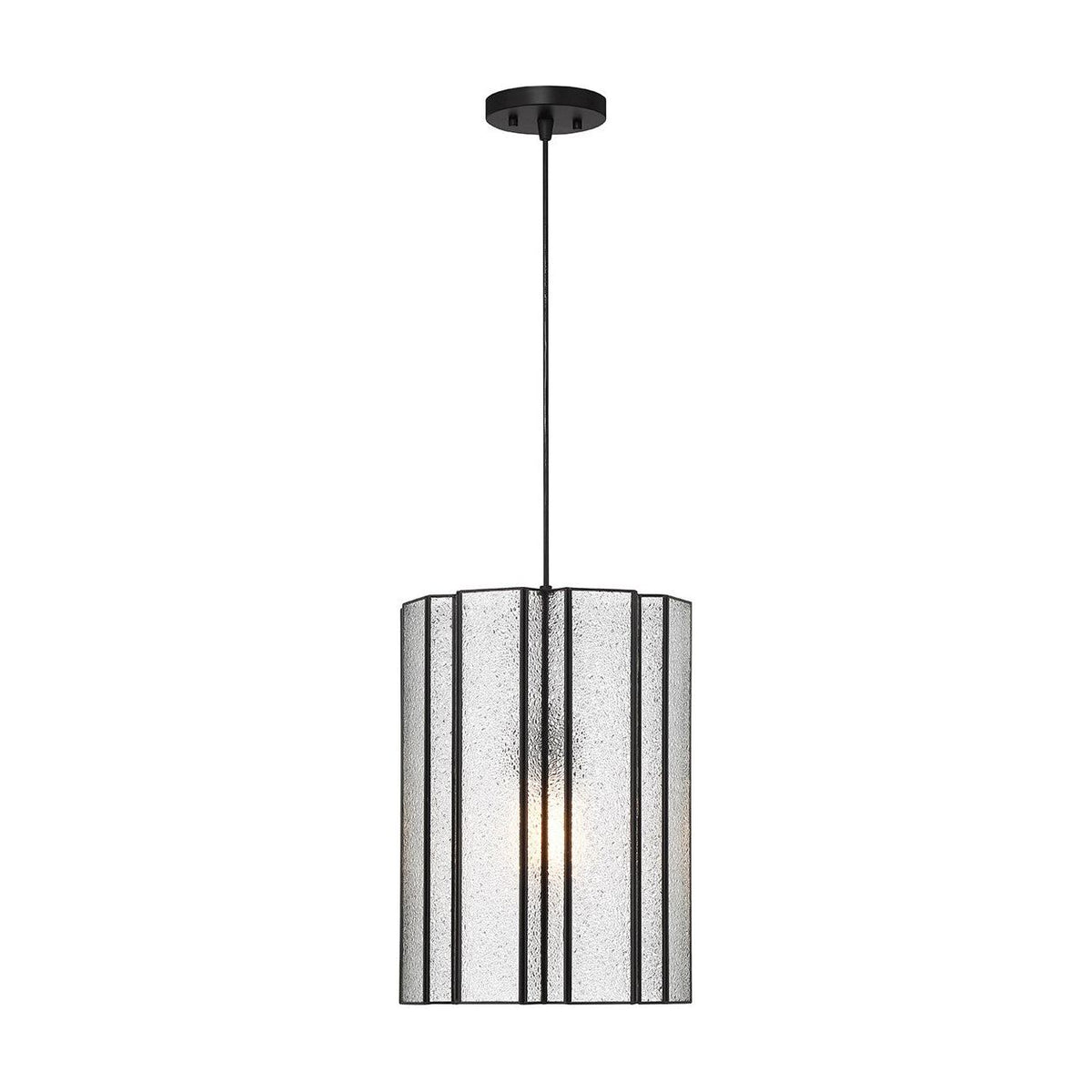 Lighting One E - V6-L7-4026-1-89 - One Light Pendant - Bonn - Matte Black