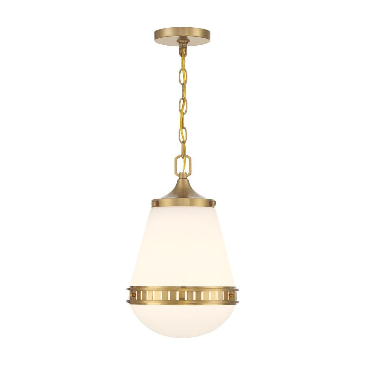 Lighting One E - V6-L7-7950-1-322 - One Light Pendant - Endura - Warm Brass
