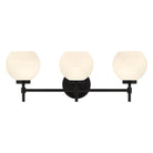 Lighting One E - V6-L8-9621-3-BK - Three Light Bathroom Vanity - Hannah - Matte Black