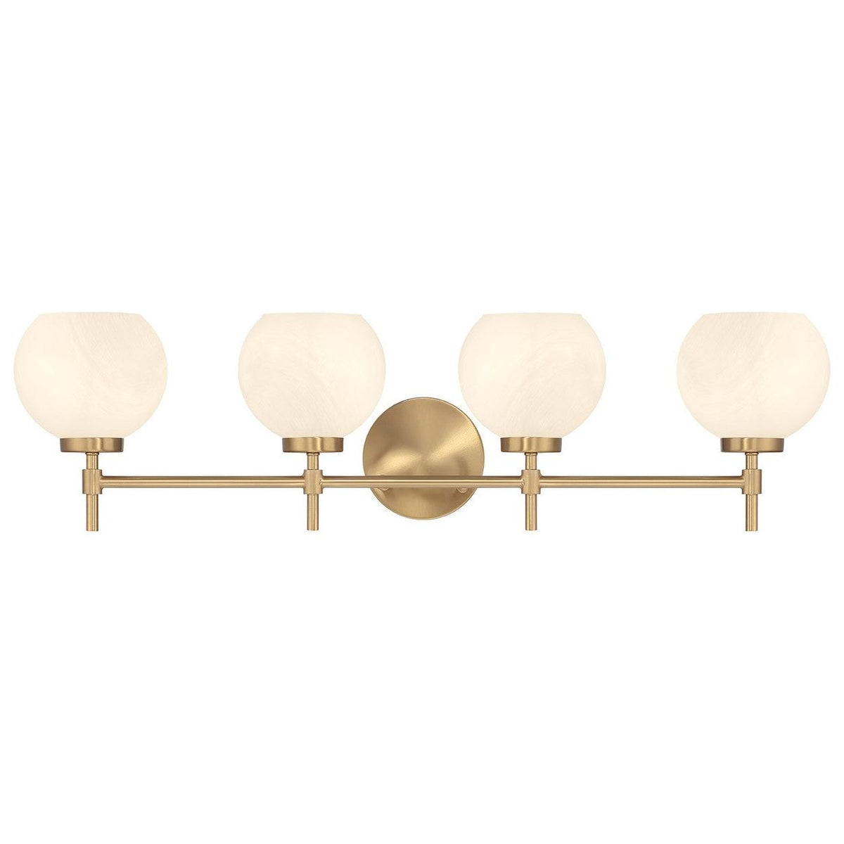 Lighting One E - V6-L8-9621-4-322 - Four Light Bathroom Vanity - Hannah - Warm Brass
