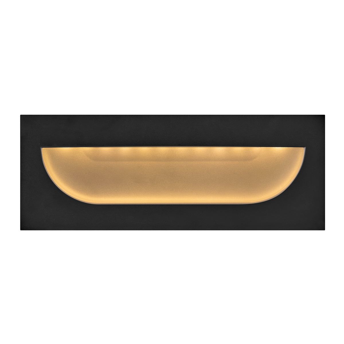 Terrasse rectangulaire LED Taza 15115BK de Hinkley Lighting, couleur noire