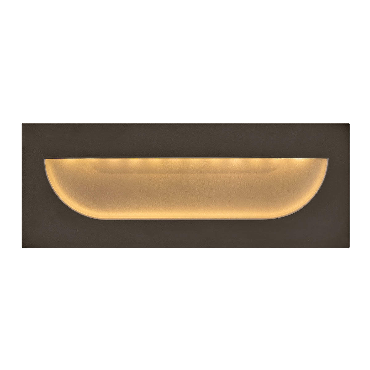 Luminaire rectangulaire LED Taza 15115BZ de Hinkley Lighting, couleur bronze