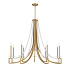 Savoy House - 1-8805-9-322 - Nine Light Chandelier - Helen - Warm Brass