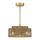 Savoy House - 20-FD-155-322 - Four Light Fan D'Lier - Ferndale - Warm Brass
