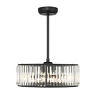 Savoy House - 23-FD-245-89 - Six Light Fan D'Lier - Janus - Matte Black