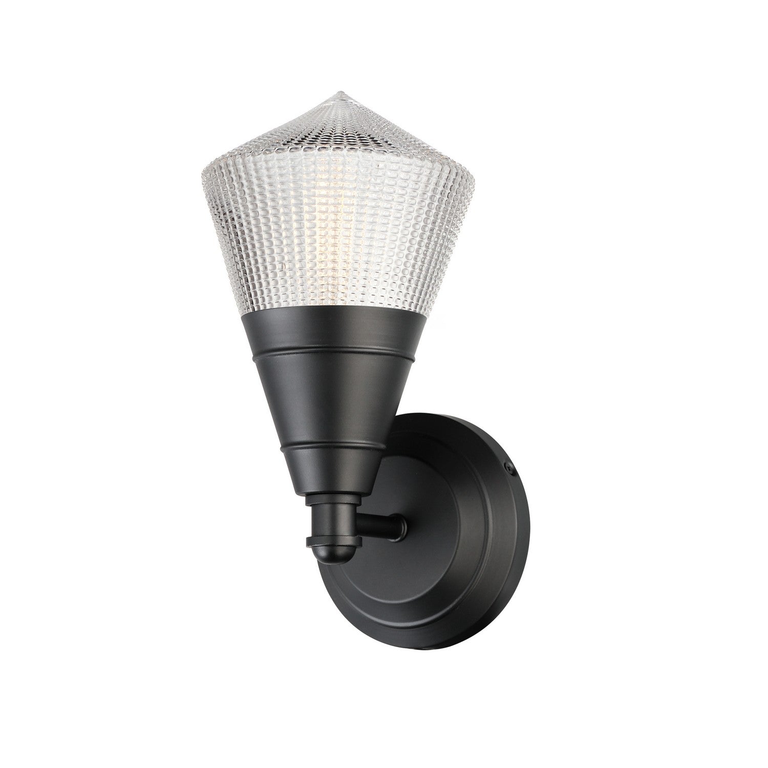 Maxim Lighting 10391PRBK Hargreaves Wall Sconce in Black